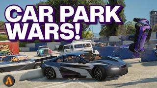 The chaos of Car Park Wars! : GTA FiveM