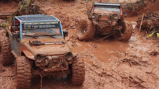 Jeep 4x4 Offroad Lumpuran Extreme, Banjarbaru Part 1/2 | 1/10 Scale RC Adventure Indonesia