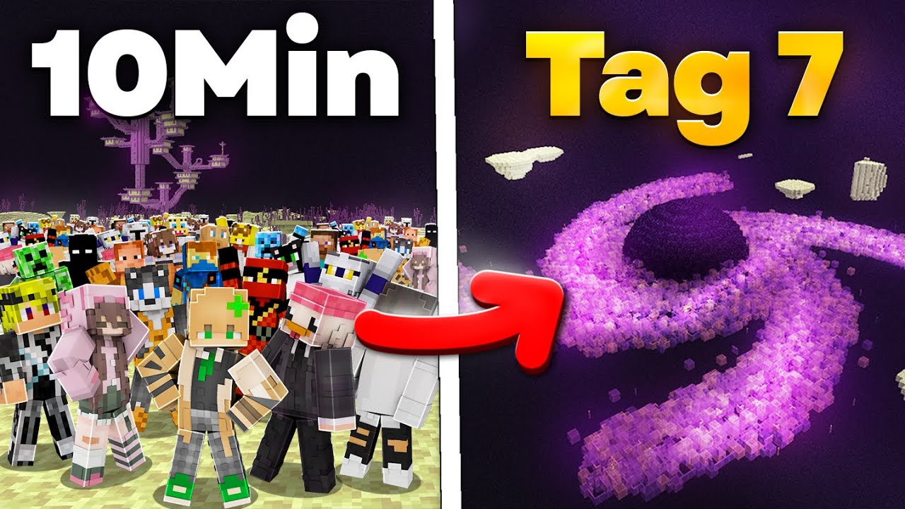 100 SPIELER bauen DAS im END?!