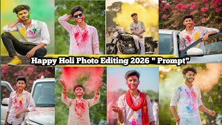 Holi Prompt Trending Ai Boy Style Photo Editing | Gemini Ai Photo Edit 2026 | Trending Viral Prompts screenshot 2