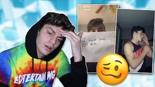 reacting to cringey tik tok compilations