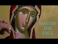 Byzantine Icon the Face of Virgin Mary - ΑΓΙΟΓΡΑΦΙΑ