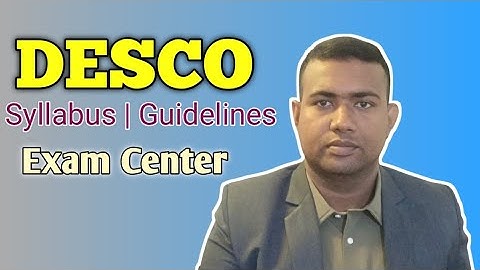 DESCO New Circular - 2025 | Exan Syllabus Guidelines | Exam Taker