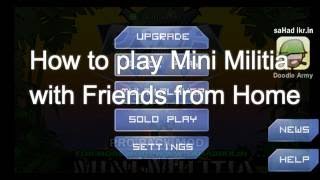 How To Play Mini Militia With Friends From Home screenshot 1