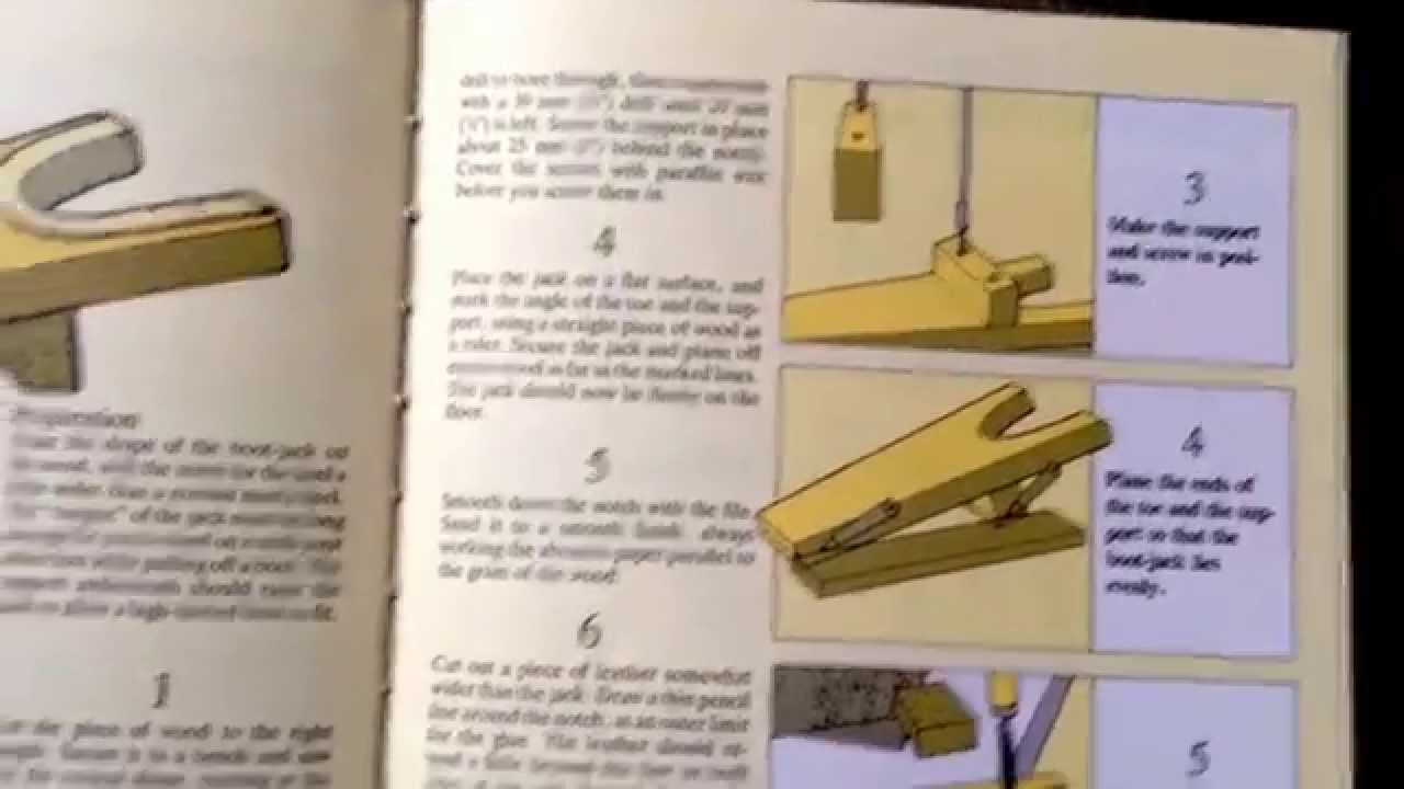 Wood projects: Wood workers manual: the boot jack - YouTube