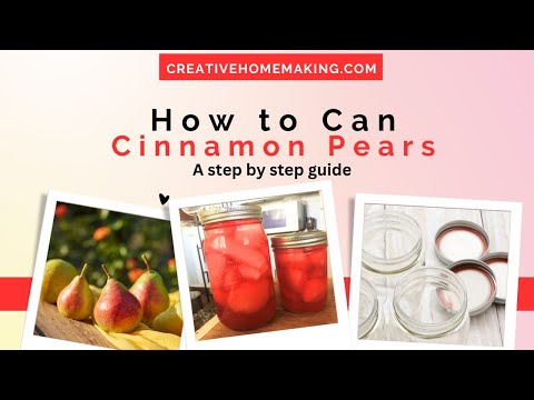 Canned Cinnamon Pears