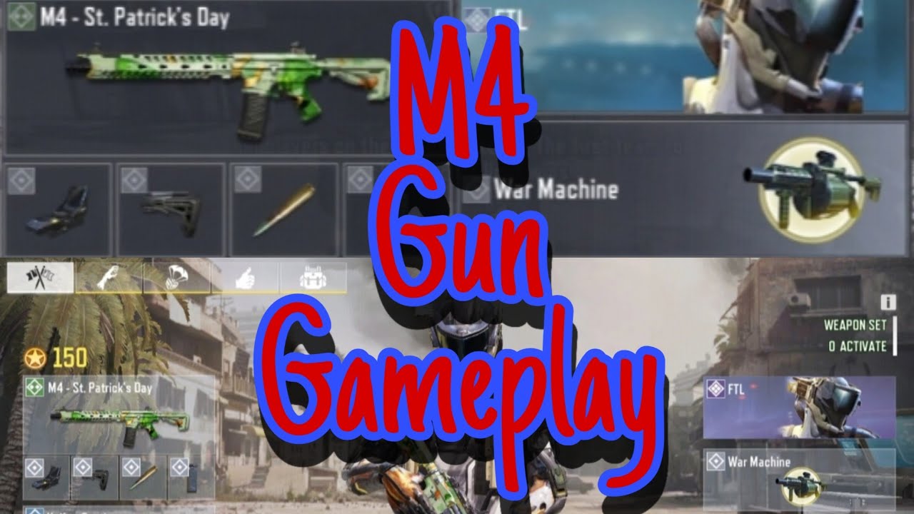 Call of Duty mobile / Best M4 class setup gameplay... YouTube