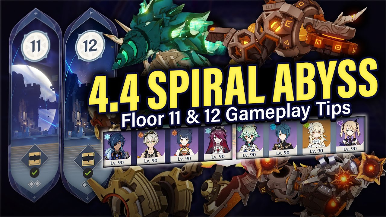 How to beat 4 4 spiral abyss floor 11 12 guide tips w 4 star