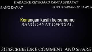 BUKU HARIAN VOC. D'PASPOR KARAOKE KN7000 #BANGDAYAT