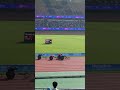 Athletes are competing on the track for the Men's 1500m-T54