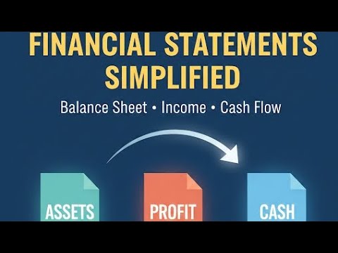 Basic Financial Statements Explained (Balance Sheet, Income Statement & Cash Flow Made Simple)