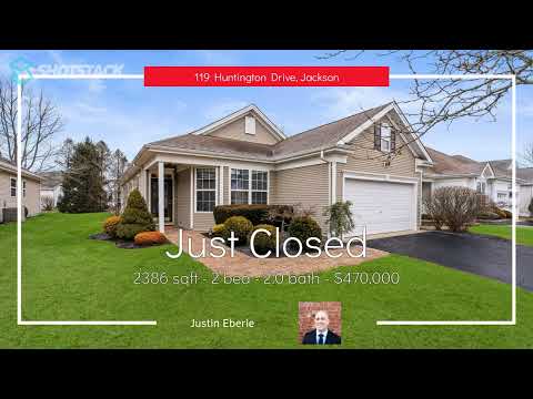 119 HUNTINGTON DRIVE, Jackson, NJ home video tour