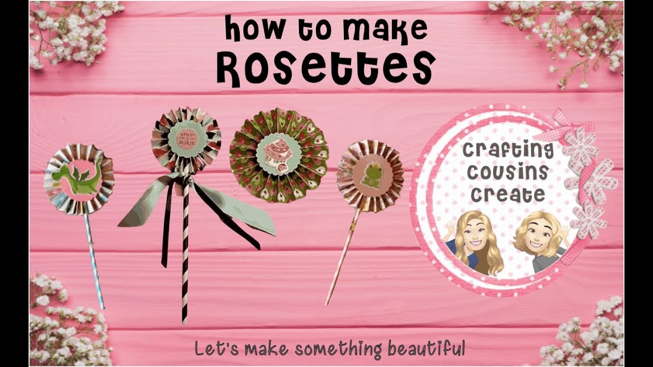 Rosettes: How to Make a Solid Center Rosette 