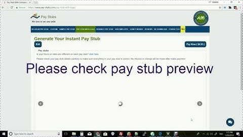How To generate a real pay stub online?