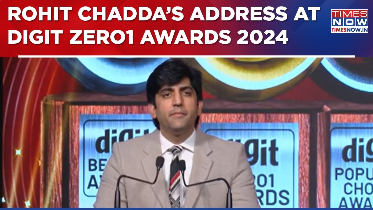 Times Network's President & COO Rohit Chadda Delivers Inaugural Address At Digit Zero1 Awards 2024