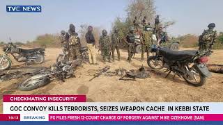 GOC Convoy K*lls Terrorists, Seizes Weapon Cache In Kebbi State