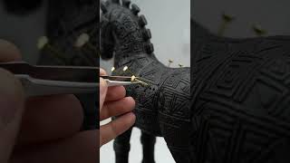 🔥 Building a Trojan Horse with Thousands of Pins | Satisfying ASMR Craft