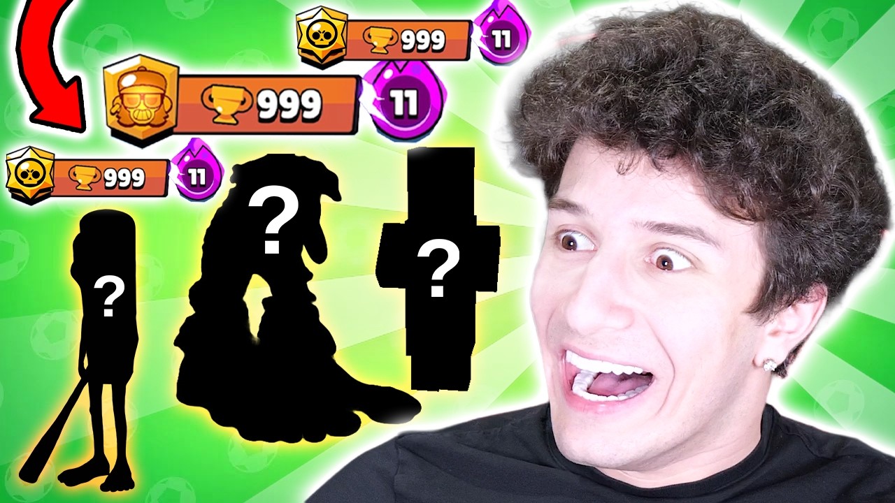 BRAWL STARS : TEK VİDEODA 3 KARAKTERİ 1.000 KUPA YAPIYORUM 😱​