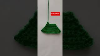 Pinito Adorno Navideño Tejido Al Crochet