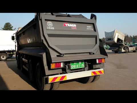 Video 현대트라고덤프트럭 520마력 2012년09월 35만km 외관영상 Hyundai Trago Dump... - youtube