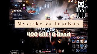 Black Desert Mobile - Funny moment Mystake vs JustRun