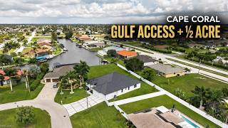 Cape Coral Gulf Access Home on More Than Half an Acre Cape Coral Gulf Access Home on More Than Half an Acre