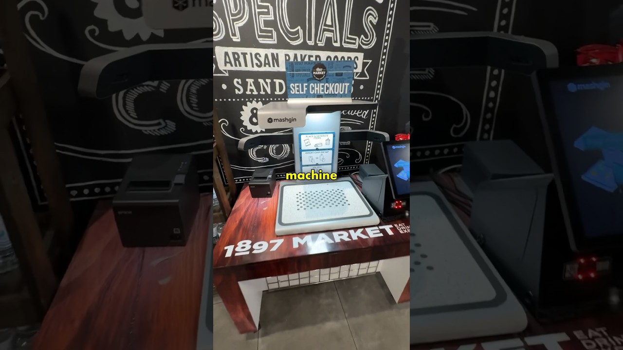 The Most FUTURISTIC Self Checkout