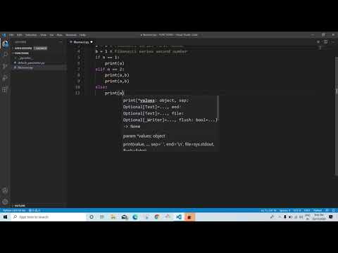 How to create fibonacci series in python | Python | Easy Way