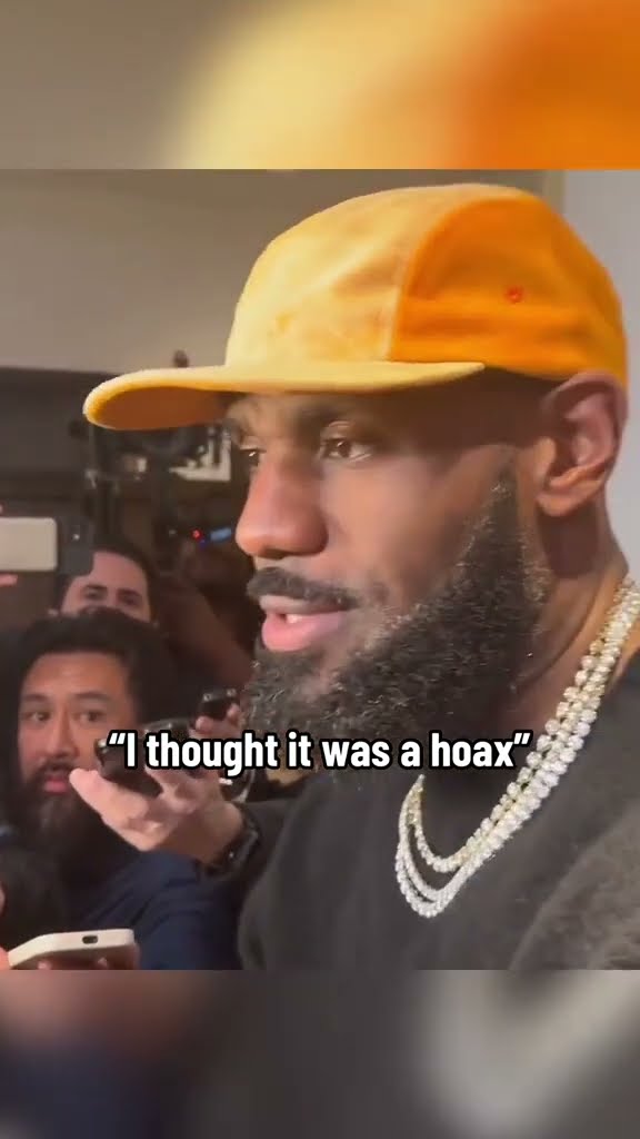 LeBron when he found out Luka was traded to the Lakers (via mcten/X)