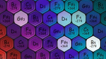 22-EDO - Hedgehog-6 - Microtonal Scale Demonstration (by Ymp)