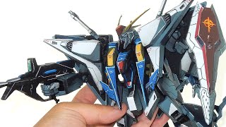 【閃光のハサウェイ】HG Ξ（クスィー）ガンダムを目がおかしくなるように作ってみた【イラスト風模型】