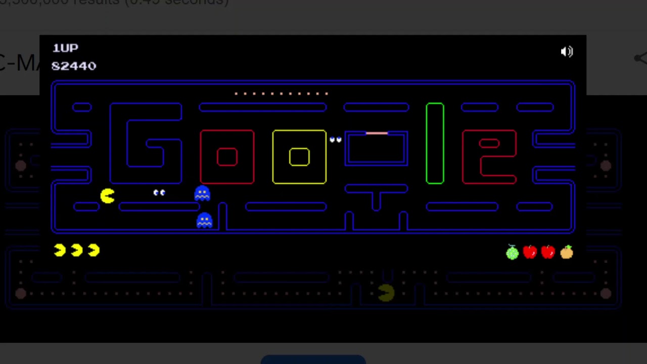 Pac-Man's 30th Anniversary Google Doodle 30,000+ Point Game (550th Upload)  