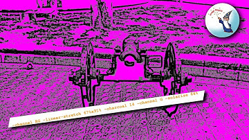 Tutorial ImageMagick Comic magenta y negro