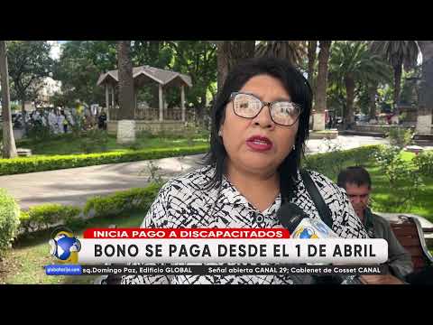 ALCALDÍA INICIARÁ PAGO DE BONO PARA DISCAPACITADOS EL 1° DE ABRIL