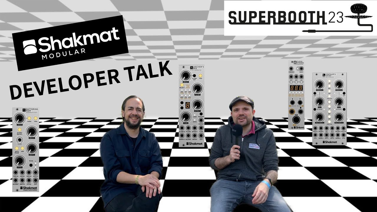 Shakmat Modular Developer Interview And NEW Modules (Drum, Clock O