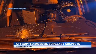 Big Island couple arrested after shooting at officers in chase