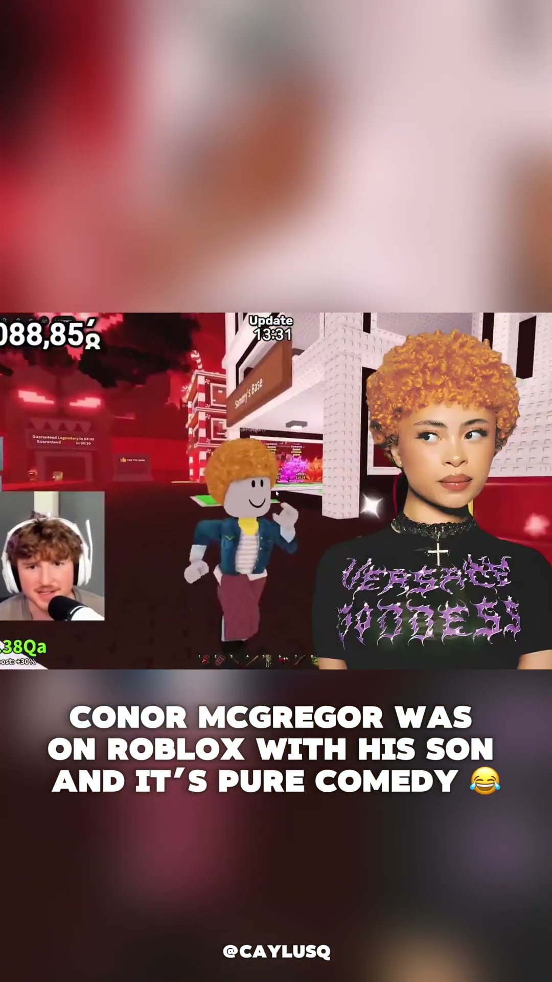 Pure Comedy When Conor McGregor Was Found Playing Roblox With His Son Oardefault 
