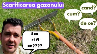 Scarificarea gazonului pe intelesul tuturor. S.O.S. Salvam gazonul