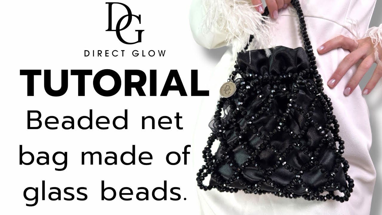 УЧЕБНОЕ РУКОВОДСТВО 🔥 Сетчатая сумка из стеклянных бусин.