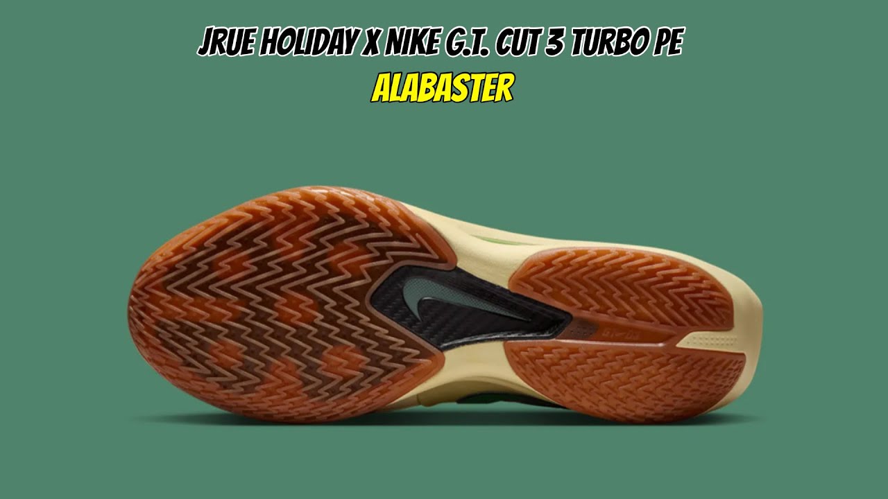 Jrue Holiday x Nike G.T. Cut 3 Turbo PE Alabaster - YouTube display picture 2