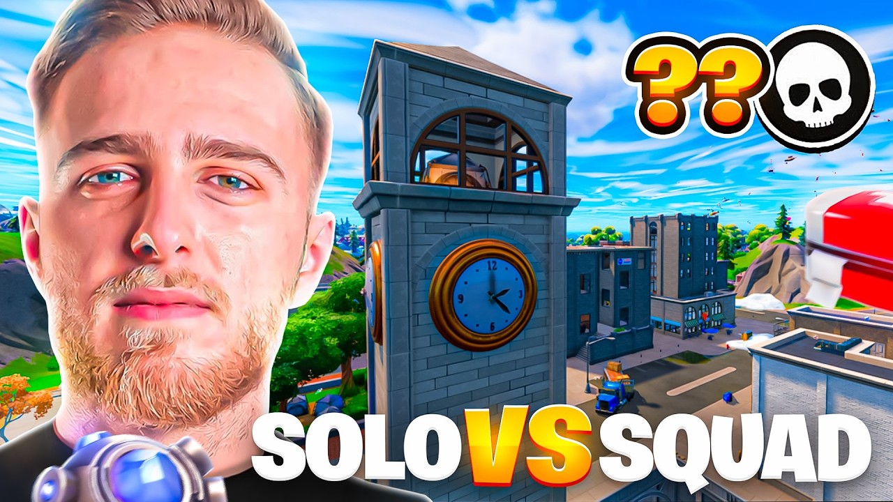 On CLUTCH cette game de SOLO SQUAD pour notre RECORD sur le CHAPITRE 1 ...
