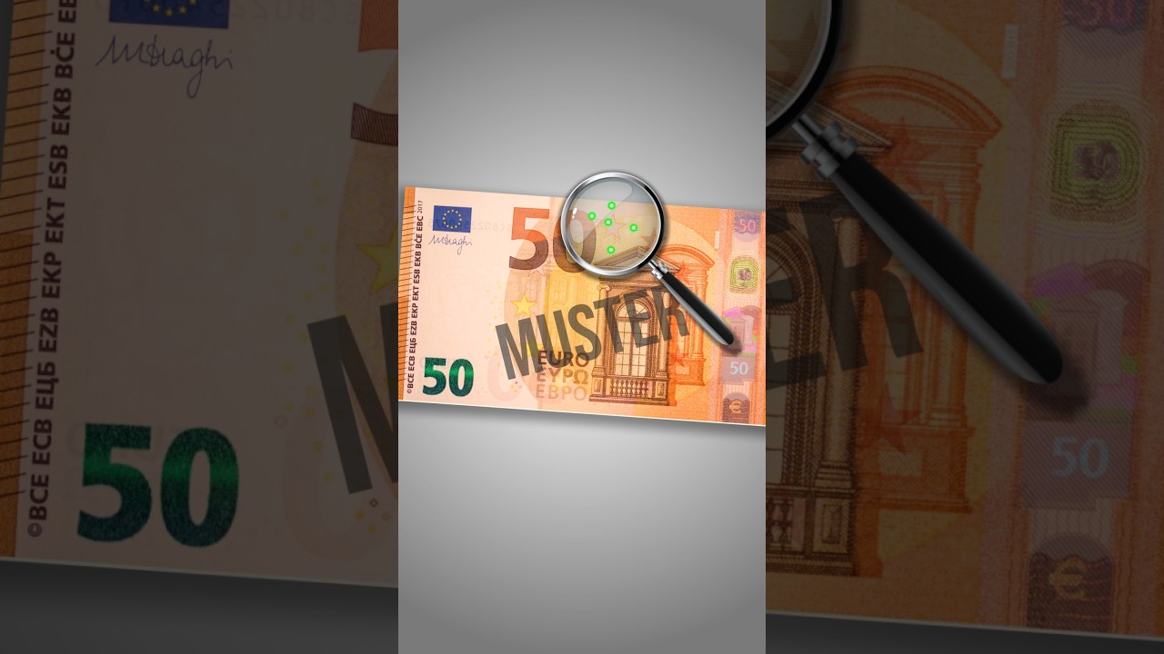 Warum Geldscheine schwer gefälscht werden können. 