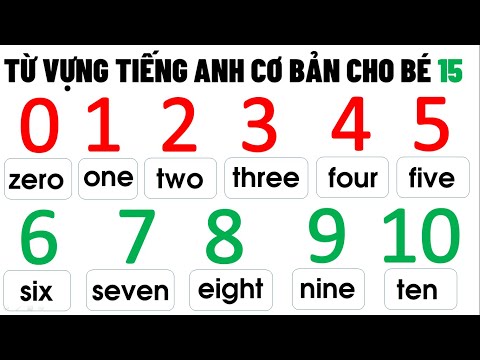Video Dạy bé tập đếm số từ 1 đến 10 bằng tiếng anh| Bé học... - YouTube