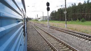 АЧ2-120 с поездом Брянск - Орёл (между о.п. Брянск-Восточный и о.п. 126 км)