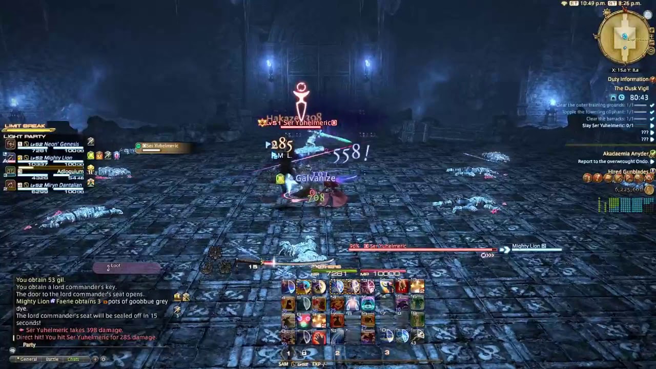 Neon Genesis Learns Mouse And Keyboard In FFXIV At Lv.50 ~ Part 1 ~ Dusk