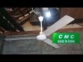 Test speed 56" CMC industrial ceiling fan