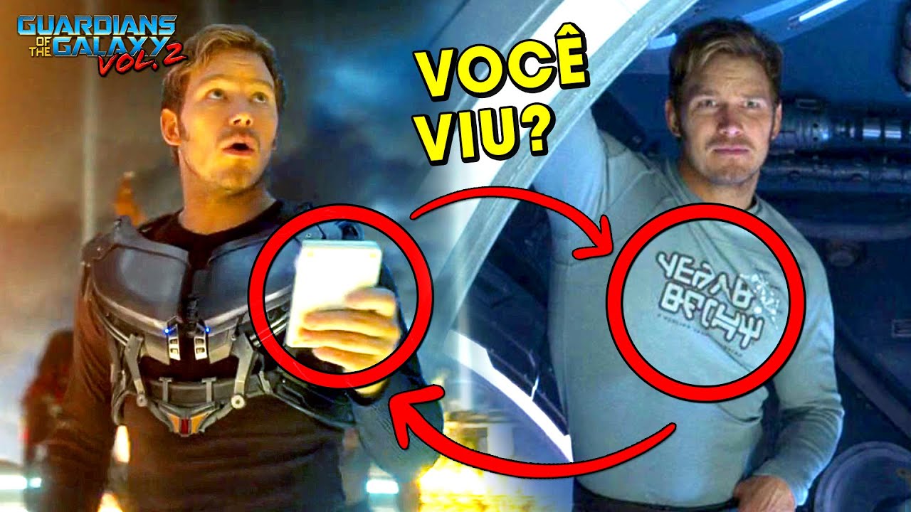 DETALHES que você PERDEU em GUARDIÕES DA GALÁXIA 2 (NOVOS EASTER EGGS + REFERÊNCIAS)  🎬