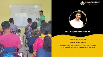 Priyabrata Panda | Rank 31 | OPSC OAS | RAYACADEMY