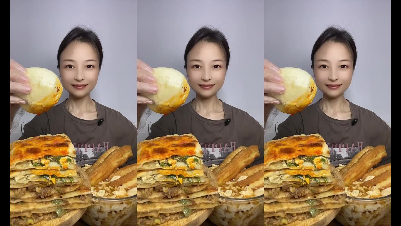 CHINESE MUKBANG SWEETFOOD,CAKE EATING SHOW EATING SPICY NOODLES YummyMukbang
