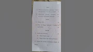 B.tech, 7 Semester Question paper